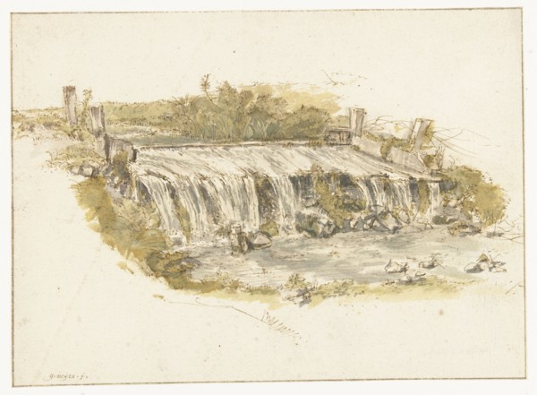 Waterfall, 1633-1687. Creator: Gillis Neyts.