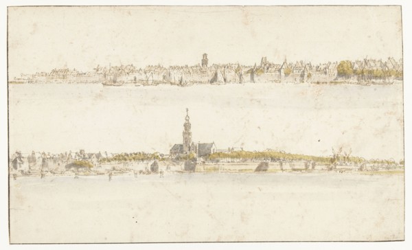 Two faces on Antwerp (?), 1633-1687. Creator: Gillis Neyts.