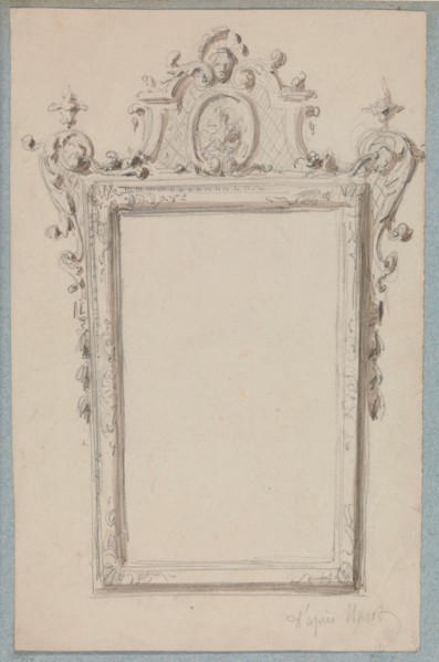 Mirror, c.1864-c.1894. Creator: Henri Cameré.