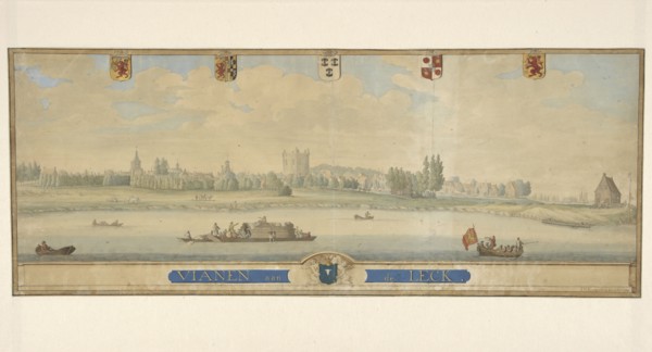 Vianen on the Leck, 1739. Creator: J. van Kamp.