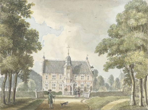 Het Huis Hunder at Twello, 1744. Creator: Jan de Beyer.