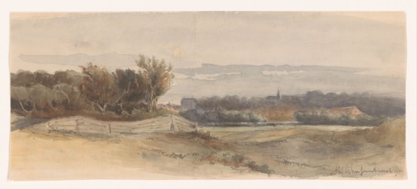 Panoramic landscape, 1850-1903.  Creator: Jan Hendrik Weissenbruch.