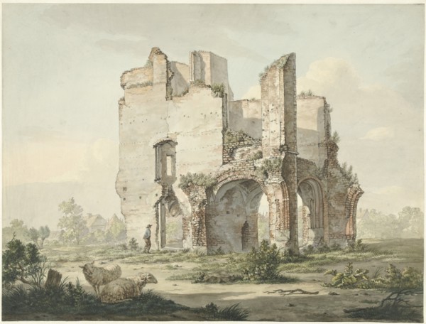 The ruin of Rijnsburg abbey, 1779-1838. Creator: Johannes van Lexmond.