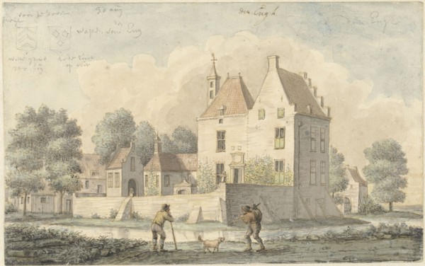 Castle Den Engh at Vleuten, 1822. Creator: Joseph Schmetterling.