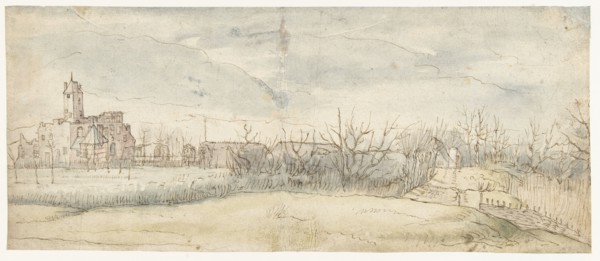 View of Castle Crayenhof in Zwijndrecht, 1606. Creators: Peter Paul Rubens, Jan Wildens.