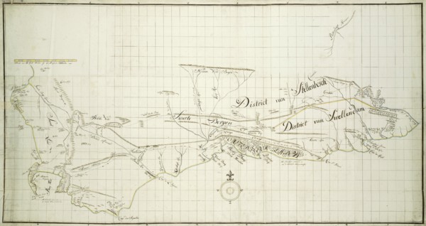 Map of the Southern part of the Cape from St Helena Bay to the Great Fish River, c.1777-1786. Creators: Robert Jacob Gordon, Johannes Schumacher.