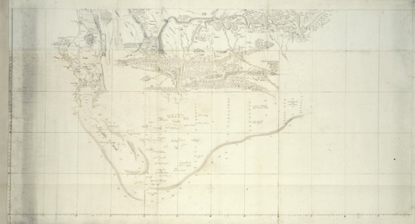 Map of the Southern Part of South Africa, after 1786. Creators: Robert Jacob Gordon, Johannes Schumacher.