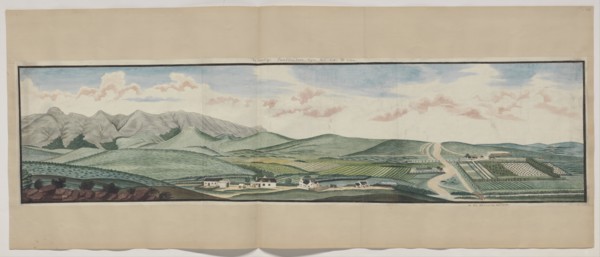View of the Drostdy, 1777-1778. Creators: Robert Jacob Gordon, Johannes Schumacher.