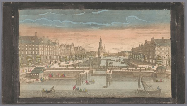 View of the Oudeschans in Amsterdam seen from the IJ, 1700-1799. Creator: Anon.