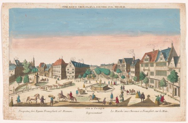 View of the RossMarkt in Frankfurt am Main, 1700-1799. Creator: Anon.