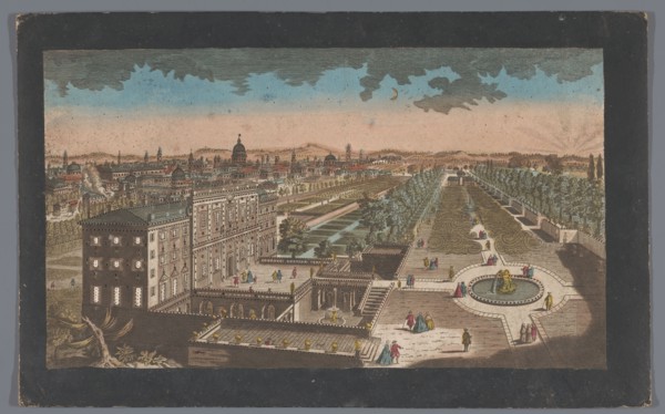 View of the Villa Boncompagni Ludovisi in Rome, 1700-1799. Creator: Anon.