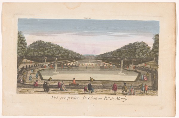 View of the Château de Marly, 1700-1799. Creator: Anon.