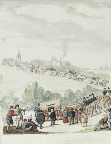 The exodus of the Remonstrants, 1710-1720. Creator: Anon.