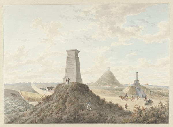 Monuments at Waterloo, 1815, 1815-1820. Creators: Anon, Gerrit Lamberts.