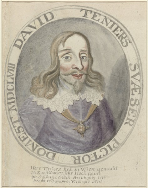Portrait of the painter David Teniers the Younger, c.1658. Creator: Anon.