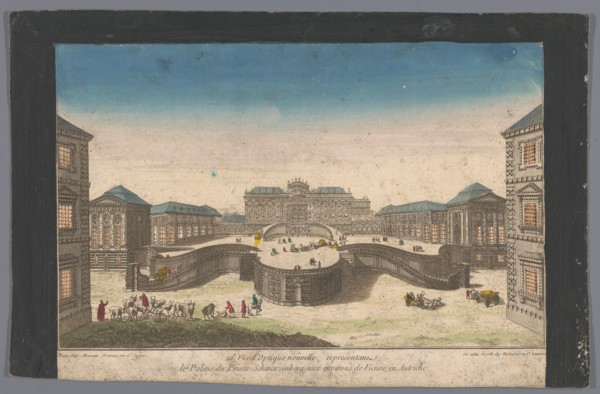 View of the Palais Schwarzenberg in the vicinity of the city of Vienna, 1700-1799. Creator: Anon.