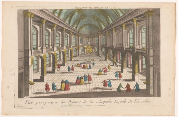 View of the interior of the Palace of Versailles, 1700-1799. Creator: Anon.