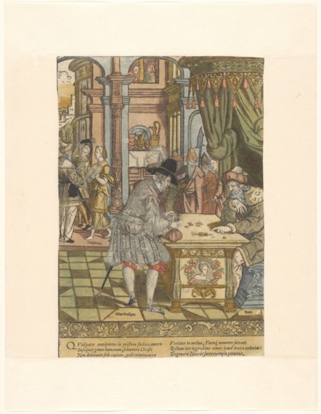 The prodigal son receives his inheritance, c.1540-c.1550. Creator: Cornelis Anthonisz.