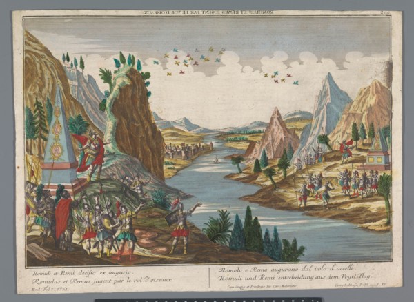Omen in the flight of birds, 1742-1801.  Creator: Anon.