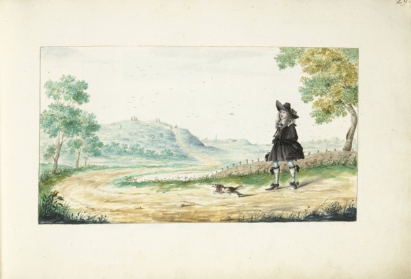 Gentleman on a country road, 1661.  Creator: Gesina ter Borch.