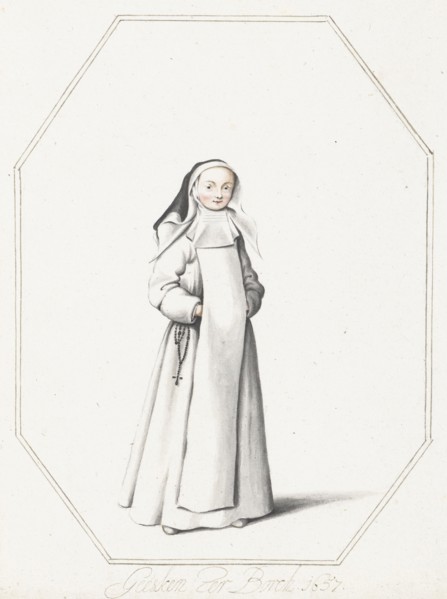 Nun, 1657. Creator: Gesina ter Borch.