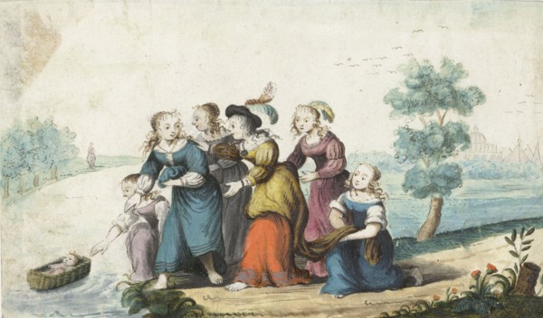 Moses is found, 1655. Creator: Gesina ter Borch.