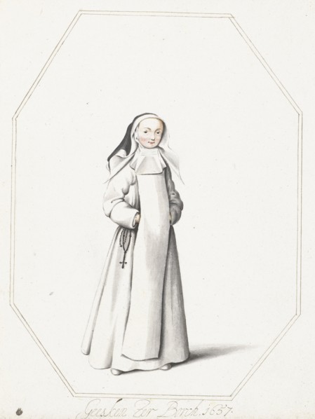 Nun, 1657. Creator: Gesina ter Borch.