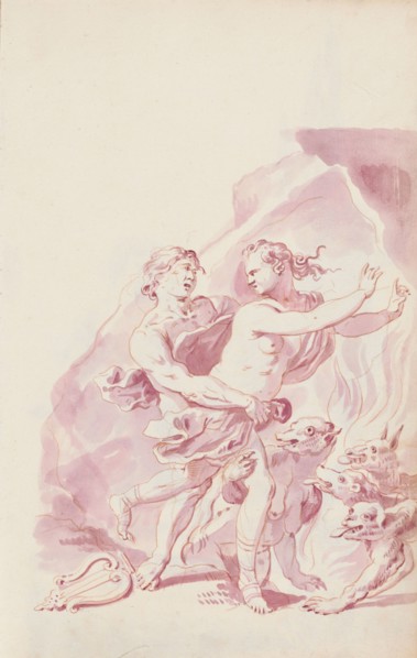 Orpheus and Eurydice, c.1701. Creator: Jacob Toorenvliet.