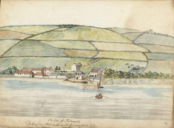 Falmouth quay, 1778. Creator: Jan Brandes.