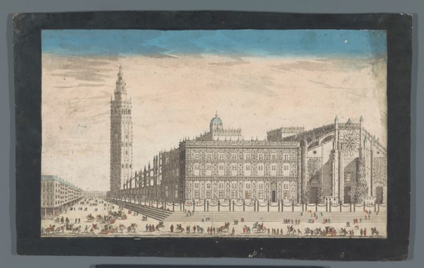 View of Sevilla Cathedral, 1745-1775. Creator: Anon.