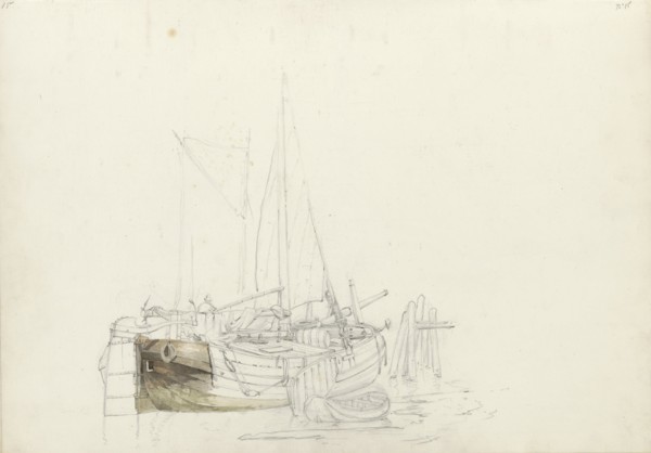 Sailing boat, 1797-1838.  Creator: Johannes Christiaan Schotel.