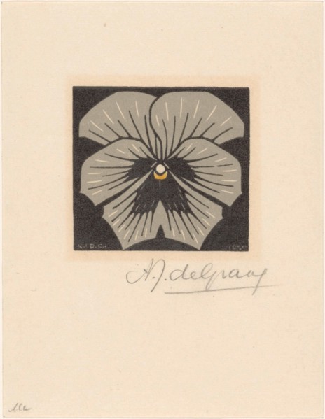 Violet, 1920. Creator: Julie de Graag.