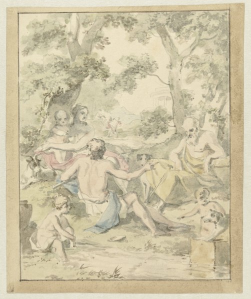 A Happy Arcadian Family, c.1752-c.1819. Creator: Juriaan Andriessen.