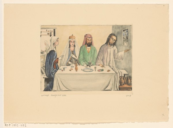 The Wedding in Cana, 1939. Creator: Lodewijk Schelfhout.