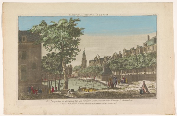 View of the Koningsplein and the Munttoren in Amsterdam, before 1744-after 1760. Creator: Anon.