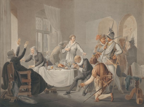 P.D. Hasselaer makes himself known..., 1809-1810. Creator: Pieter Bartholomeusz. Barbiers.