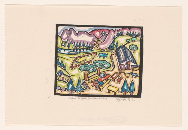 Alm in Ober-Oesterreich, 1906-1945. Creator: Reijer Stolk.