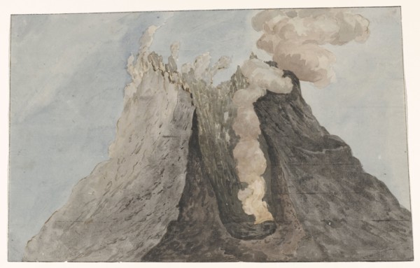 Inside of volcano Etna, 1778. Creator: Willem Carel Dierkens.