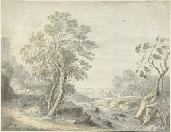 Italian landscape, 1700-1800. Creator: Anon.
