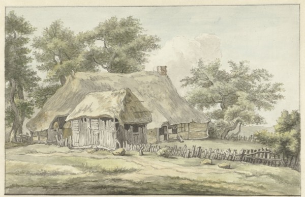 Farm in Eext, Drenthe, 1755-1818. Creator: Egbert van Drielst.