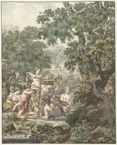Arcadian landscape, 1765-1781. Creator: Jean Grandjean.