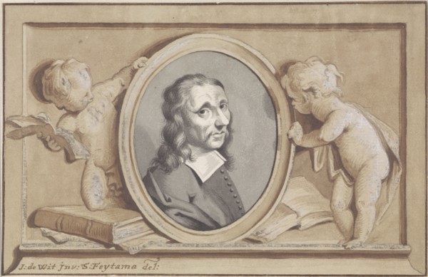 Portrait of Allaert van Everdingen, 1704-1758. Creator: Sybrand Feitama.