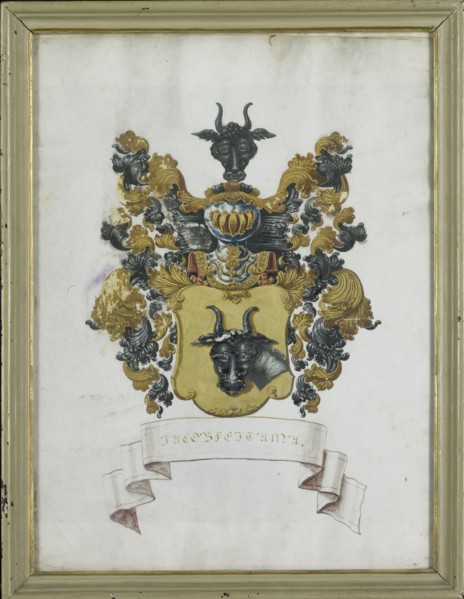 The coat of arms of Jacob Feitama II (1698-1774), 1725-1774. Creator: Anon.