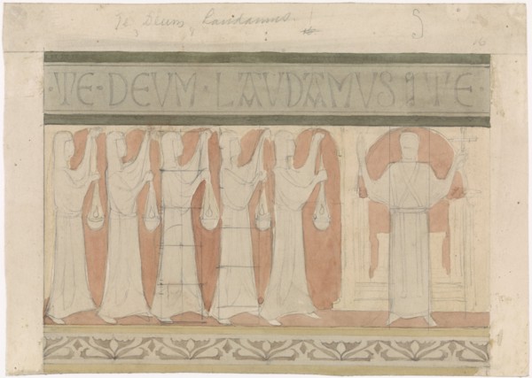 The five wise virgins, c. 1869-c. 1925. Creator: Antoon Derkinderen.
