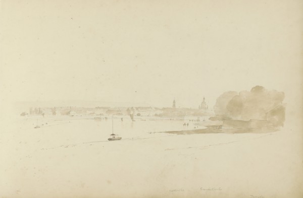 View of Dresden and the Elbe, 1820-1896. Creator: Kasparus Karsen.