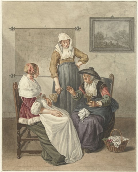 Confidential advice, 1776. Creator: Abraham Delfos.