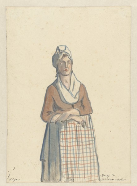 Bartje the Ventriloquist (Diary, January 22), 1805-1808. Creator: Christiaan Andriessen.