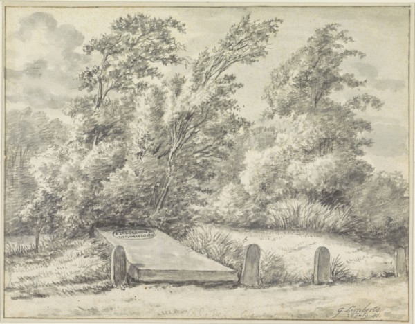 Grave of Johannes Jelgerhuis Rienksz., 1841. Creator: Gerrit Lamberts.