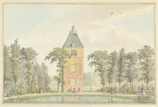 The house at Maarssen, noon, 1757-1822. Creator: Hermanus Petrus Schouten.