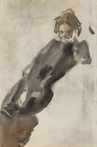 Reclining woman, 1875-1934. Creator: Isaac Lazerus Israels.